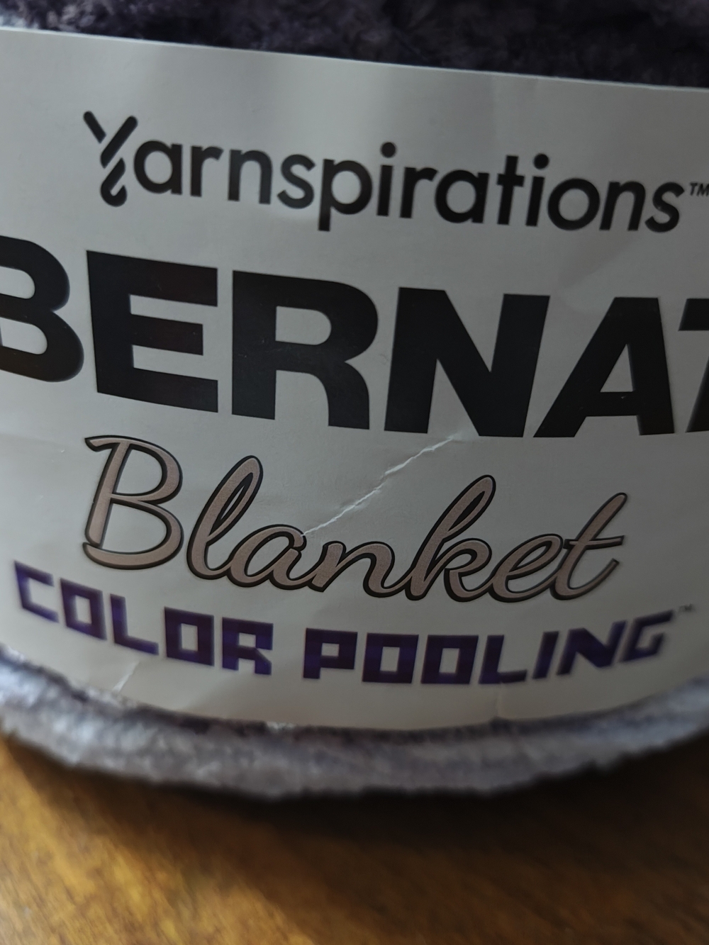 Bernat Blanket Color Pooling Plush Yarn - Gray